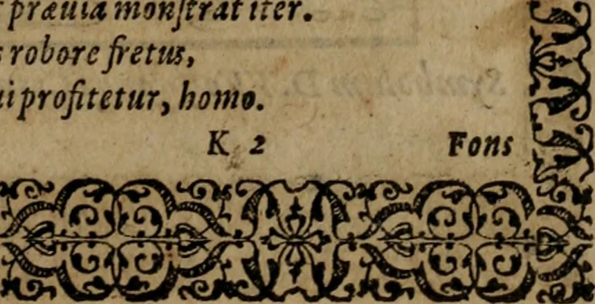 An illustration from Epigrammata Philippi Melanthonis selectiora : formvlis precvm, historiis, paraphrasi dictorum diuinorum, & sententijs grauissimis maxime insignia, 1583, leaf 292