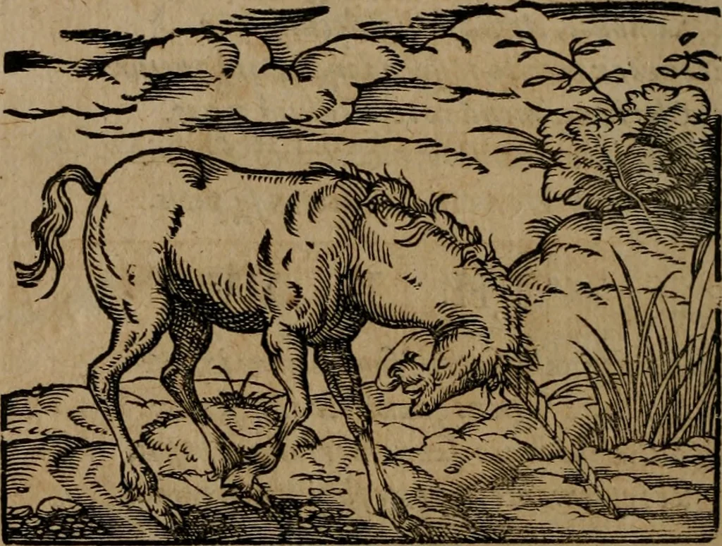 An illustration from Epigrammata Philippi Melanthonis selectiora : formvlis precvm, historiis, paraphrasi dictorum diuinorum, & sententijs grauissimis maxime insignia, 1583, leaf 303