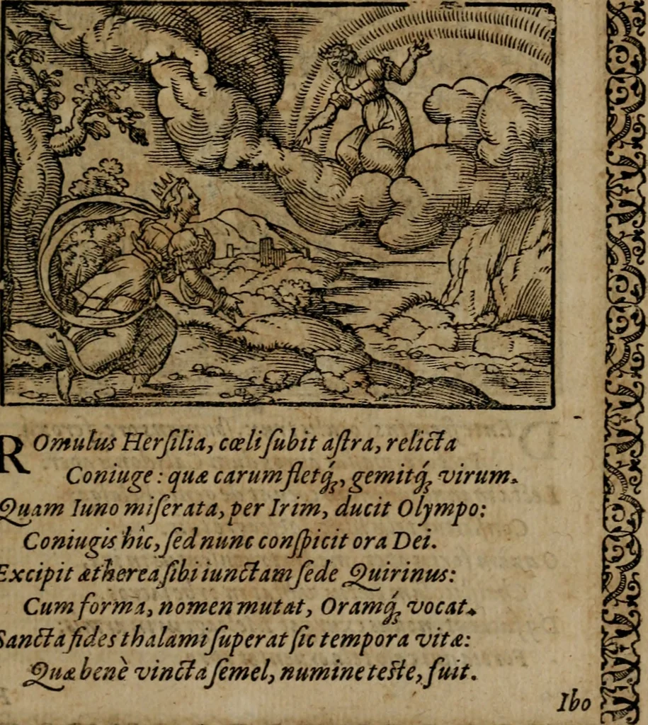 An illustration from Epigrammata Philippi Melanthonis selectiora : formvlis precvm, historiis, paraphrasi dictorum diuinorum, & sententijs grauissimis maxime insignia, 1583, leaf 392