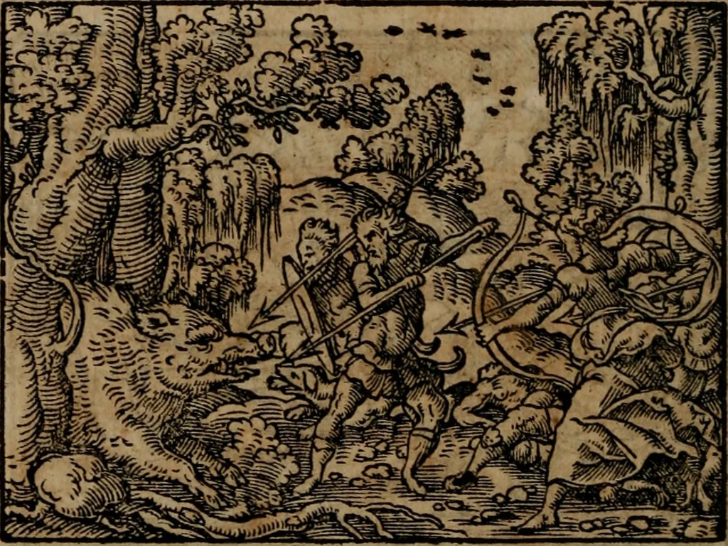 An illustration from Epigrammata Philippi Melanthonis selectiora : formvlis precvm, historiis, paraphrasi dictorum diuinorum, & sententijs grauissimis maxime insignia, 1583, leaf 393