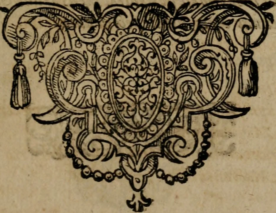 An illustration from Epigrammata Philippi Melanthonis selectiora : formvlis precvm, historiis, paraphrasi dictorum diuinorum, & sententijs grauissimis maxime insignia, 1583, leaf 422