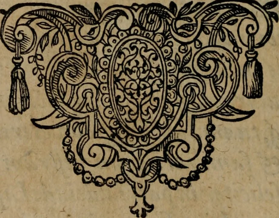 An illustration from Epigrammata Philippi Melanthonis selectiora : formvlis precvm, historiis, paraphrasi dictorum diuinorum, & sententijs grauissimis maxime insignia, 1583, leaf 443