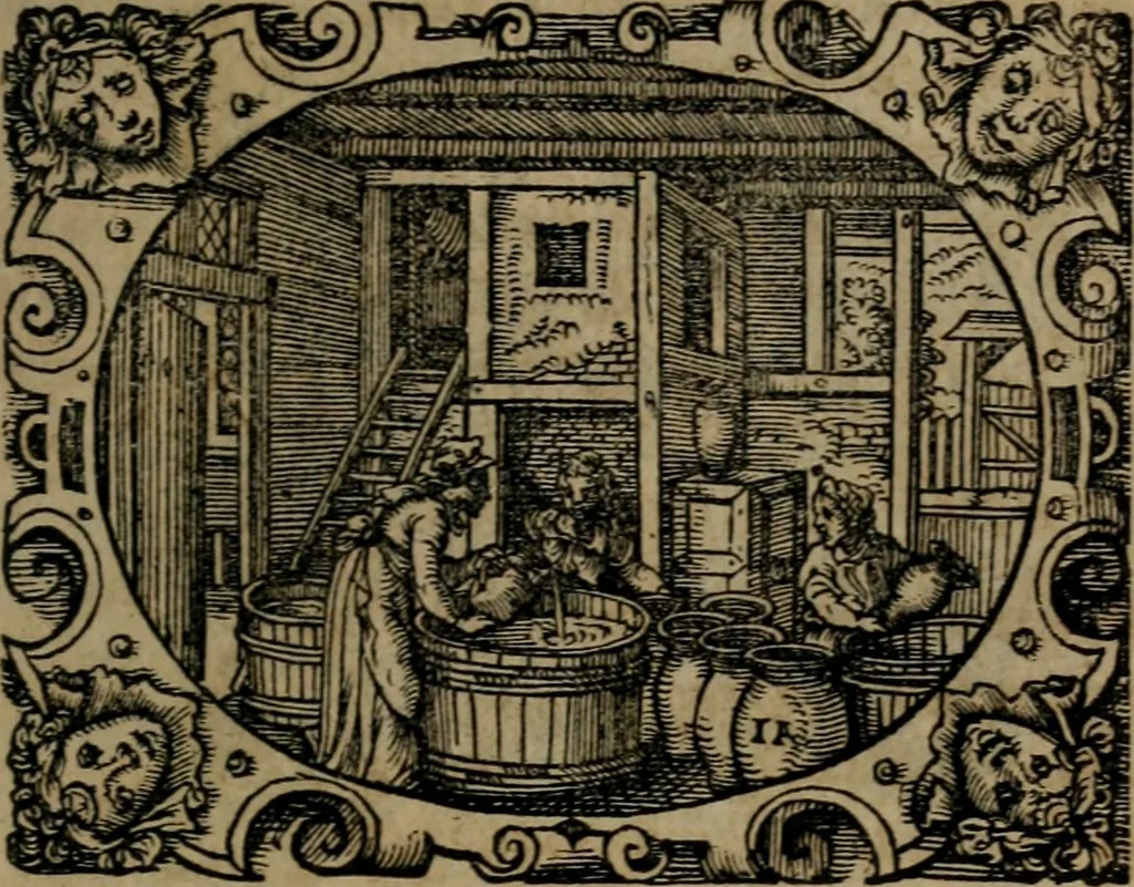 An illustration from Epigrammata Philippi Melanthonis selectiora : formvlis precvm, historiis, paraphrasi dictorum diuinorum, & sententijs grauissimis maxime insignia, 1583, leaf 46