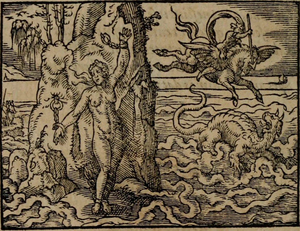 An illustration from Epigrammata Philippi Melanthonis selectiora : formvlis precvm, historiis, paraphrasi dictorum diuinorum, & sententijs grauissimis maxime insignia, 1583, leaf 497