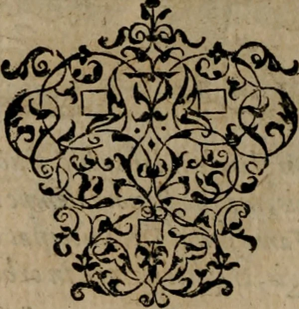 An illustration from Epigrammata Philippi Melanthonis selectiora : formvlis precvm, historiis, paraphrasi dictorum diuinorum, & sententijs grauissimis maxime insignia, 1583, leaf 575