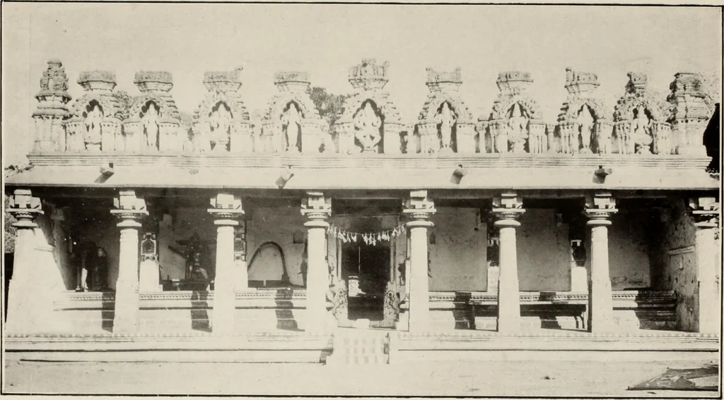 An illustration from Epigraphia carnatica. By B. Lewis Rice, Director of Archaeological Researches in Mysore, 1894, leaf 140