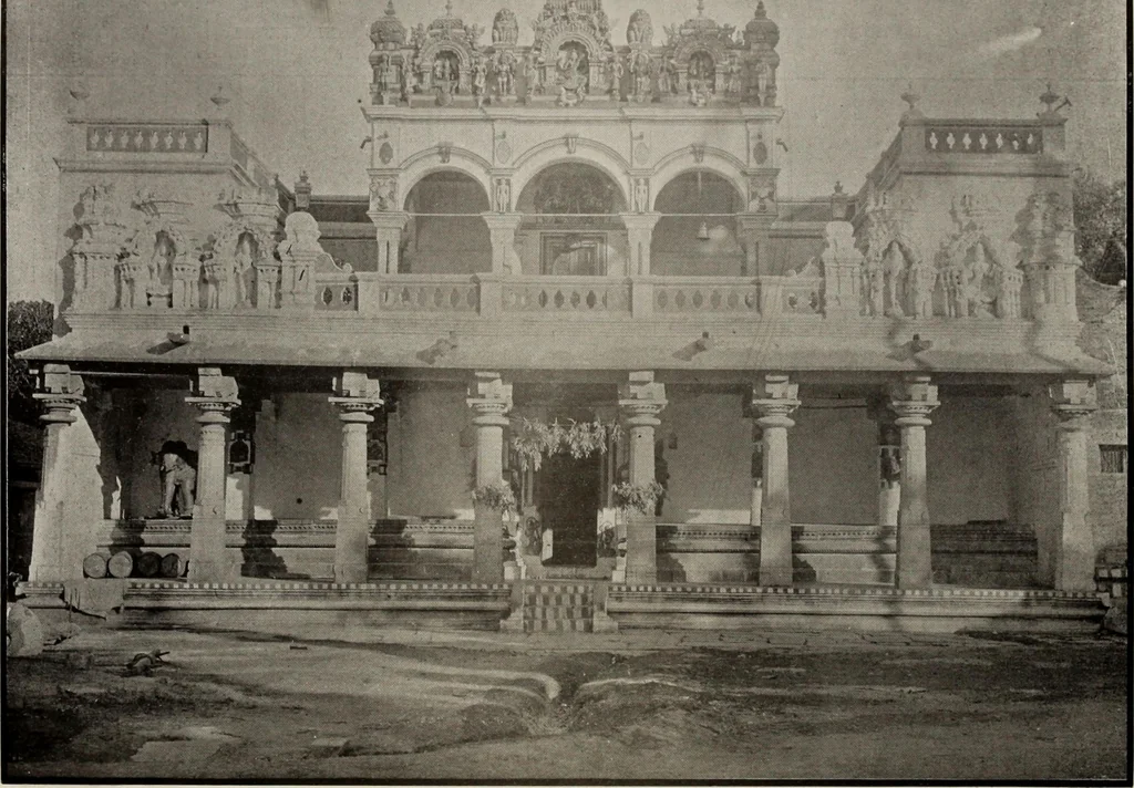An illustration from Epigraphia carnatica. By B. Lewis Rice, Director of Archaeological Researches in Mysore, 1894, leaf 141
