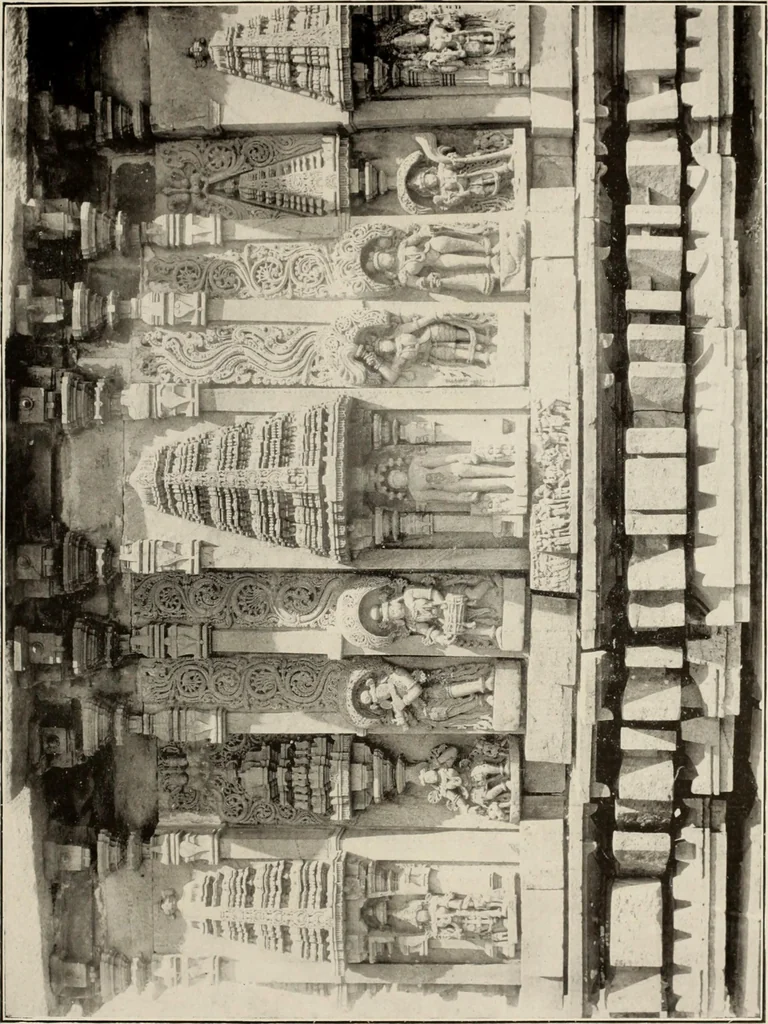 An illustration from Epigraphia carnatica. By B. Lewis Rice, Director of Archaeological Researches in Mysore, 1894, leaf 160