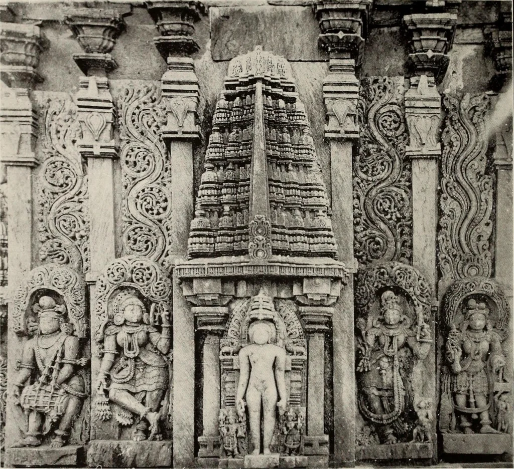 An illustration from Epigraphia carnatica. By B. Lewis Rice, Director of Archaeological Researches in Mysore, 1894, leaf 161