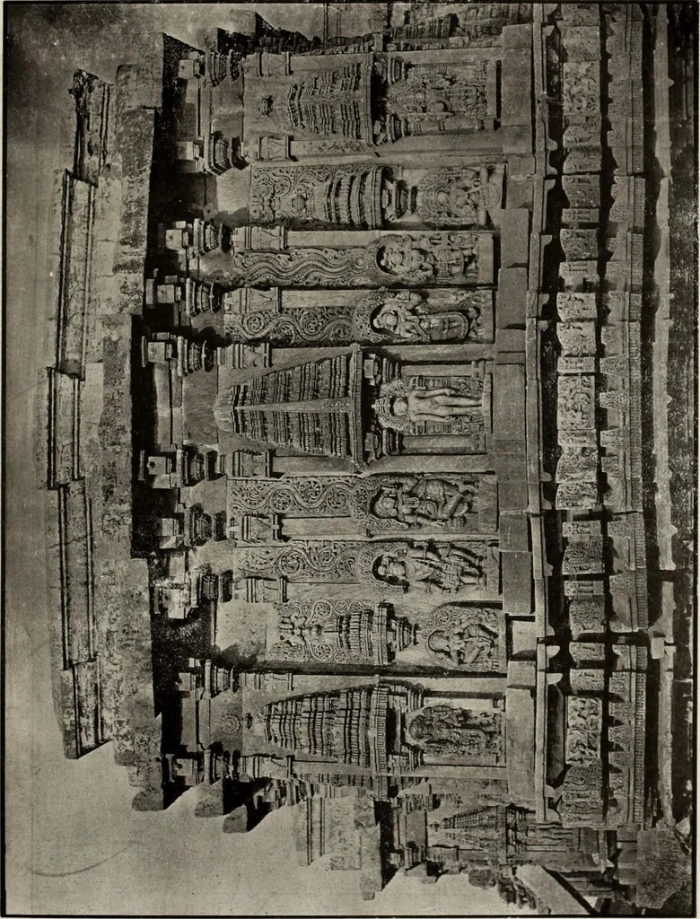 An illustration from Epigraphia carnatica. By B. Lewis Rice, Director of Archaeological Researches in Mysore, 1894, leaf 164