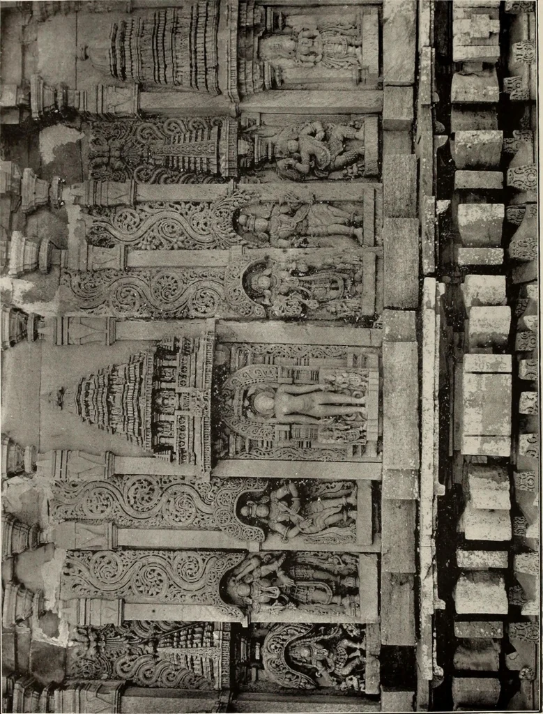 An illustration from Epigraphia carnatica. By B. Lewis Rice, Director of Archaeological Researches in Mysore, 1894, leaf 165