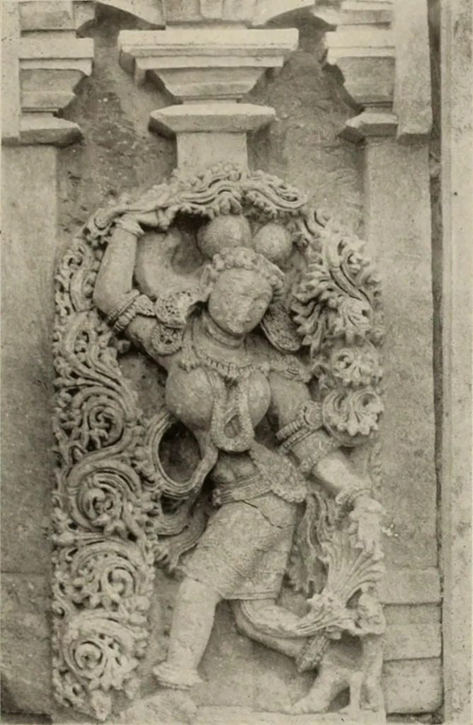 An illustration from Epigraphia carnatica. By B. Lewis Rice, Director of Archaeological Researches in Mysore, 1894, leaf 172
