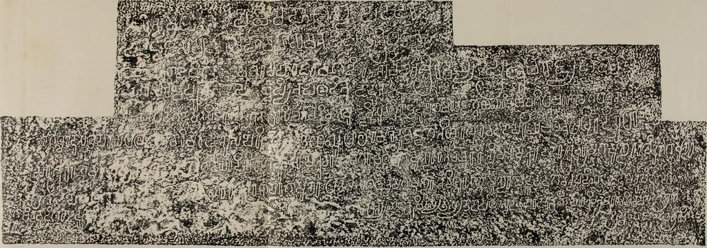 An illustration from Epigraphia carnatica. By B. Lewis Rice, Director of Archaeological Researches in Mysore, 1894, leaf 208