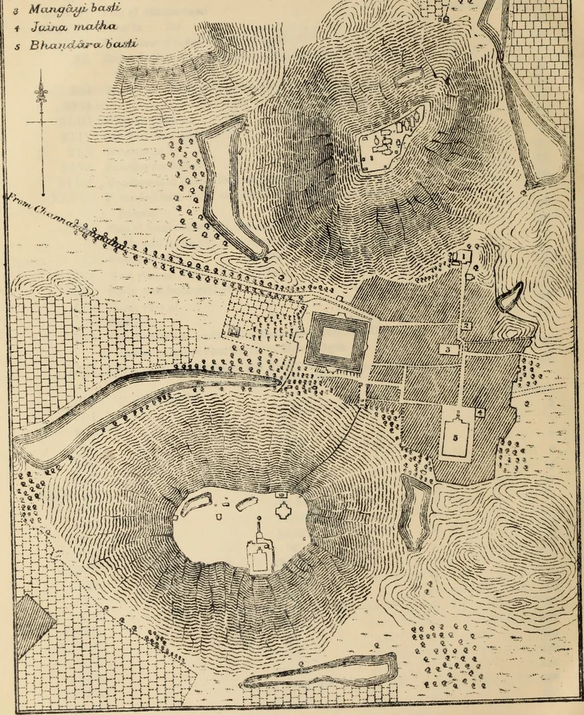 An illustration from Epigraphia carnatica. By B. Lewis Rice, Director of Archaeological Researches in Mysore, 1894, leaf 21
