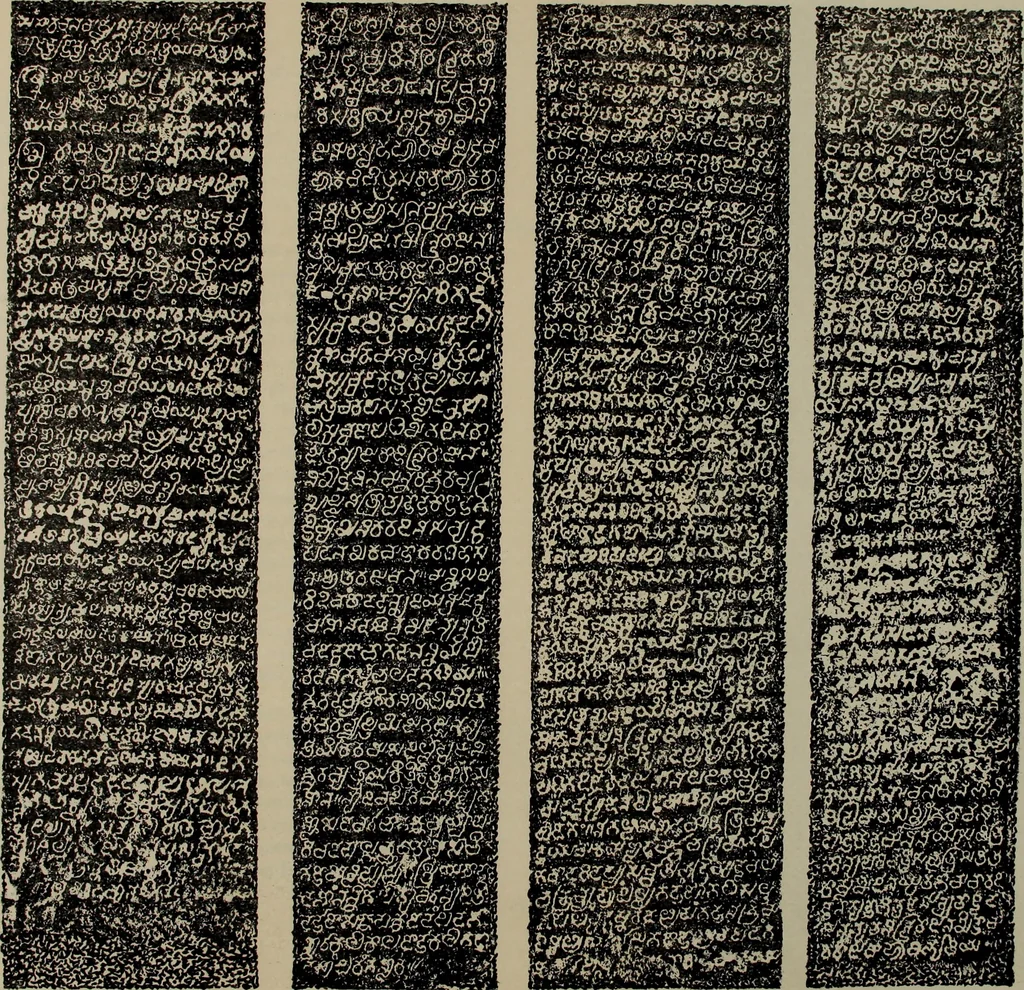 An illustration from Epigraphia carnatica. By B. Lewis Rice, Director of Archaeological Researches in Mysore, 1894, leaf 278