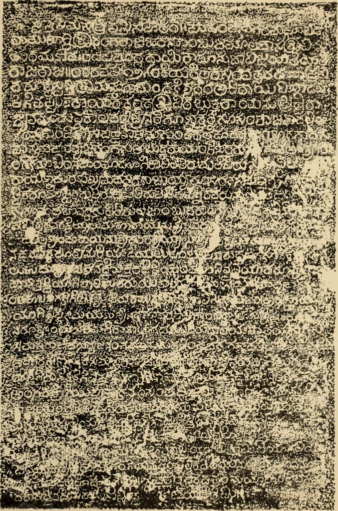 An illustration from Epigraphia carnatica. By B. Lewis Rice, Director of Archaeological Researches in Mysore, 1894, leaf 380