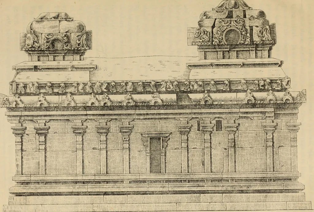 An illustration from Epigraphia carnatica. By B. Lewis Rice, Director of Archaeological Researches in Mysore, 1894, leaf 44
