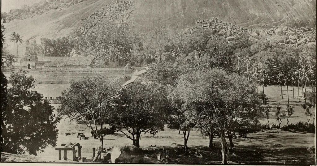 An illustration from Epigraphia carnatica. By B. Lewis Rice, Director of Archaeological Researches in Mysore, 1894, leaf 77