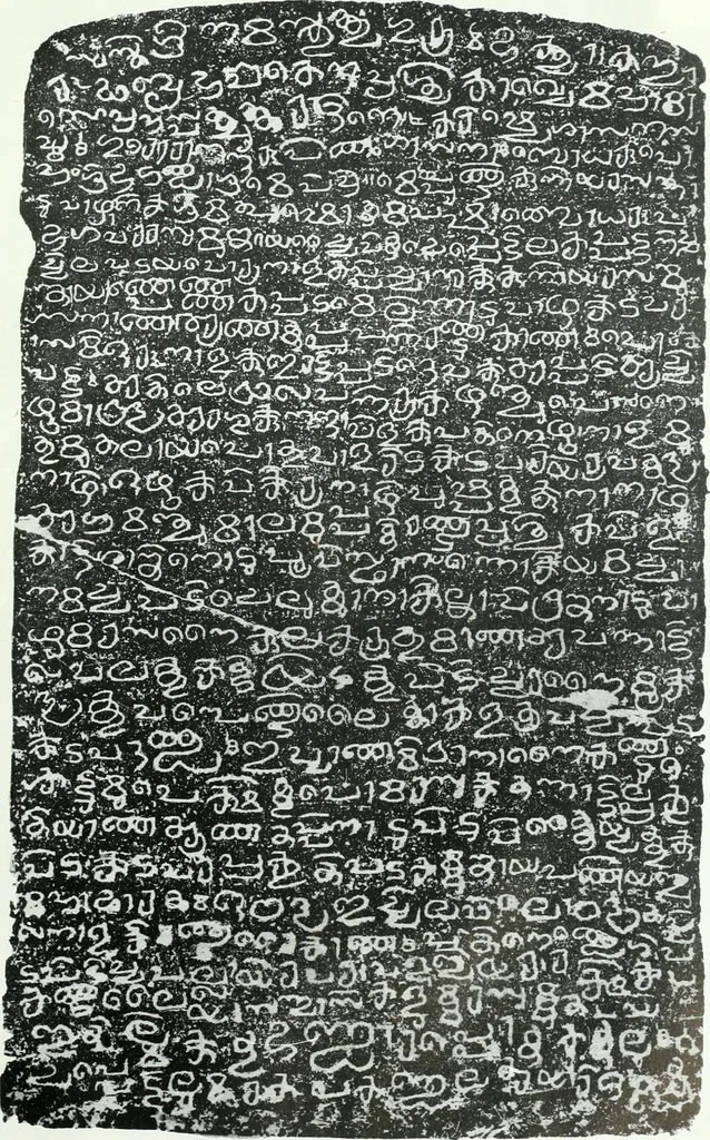 An illustration from Epigraphia carnatica. By B. Lewis Rice, Director of Archaeological Researches in Mysore, 1894, leaf 205