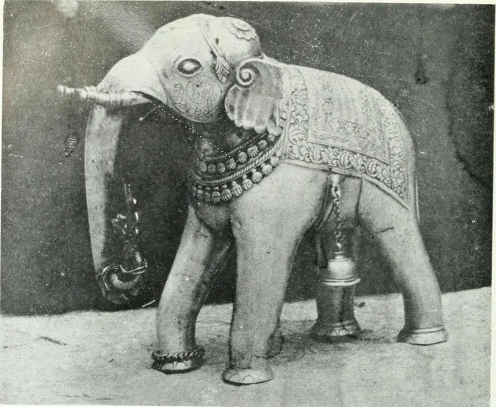 An illustration from Epigraphia carnatica. By B. Lewis Rice, Director of Archaeological Researches in Mysore, 1894, leaf 206