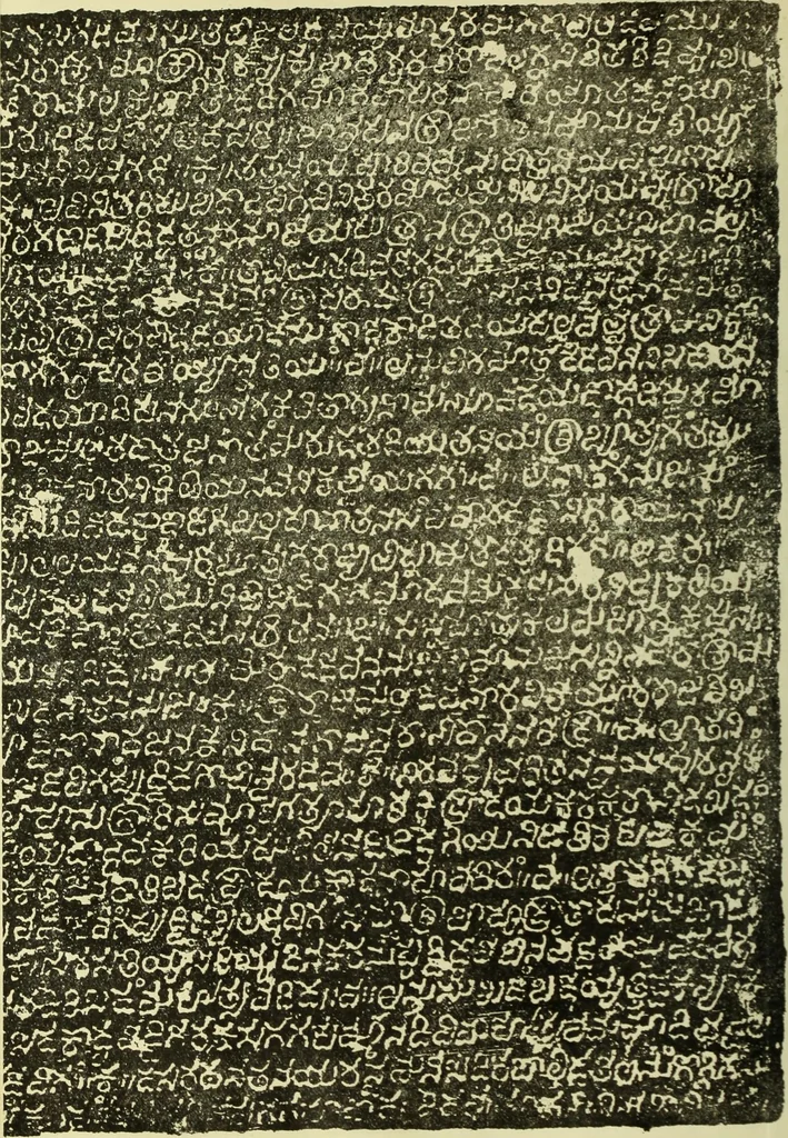 An illustration from Epigraphia carnatica. By B. Lewis Rice, Director of Archaeological Researches in Mysore, 1894, leaf 306