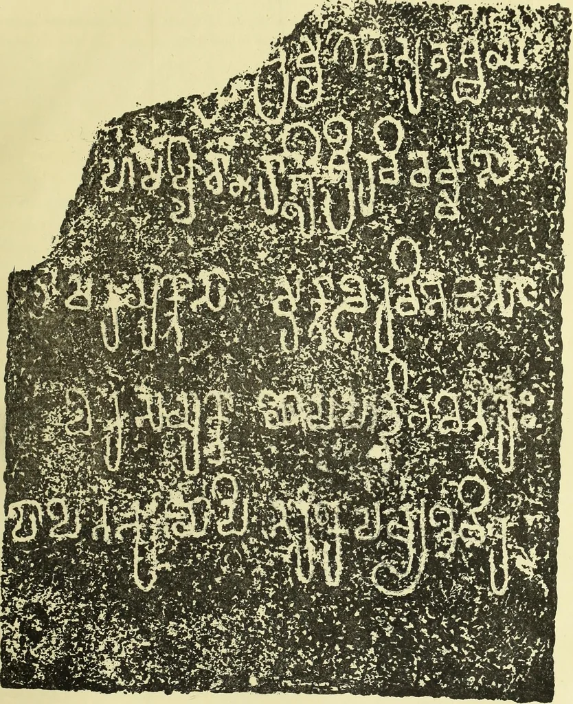 An illustration from Epigraphia carnatica. By B. Lewis Rice, Director of Archaeological Researches in Mysore, 1894, leaf 533