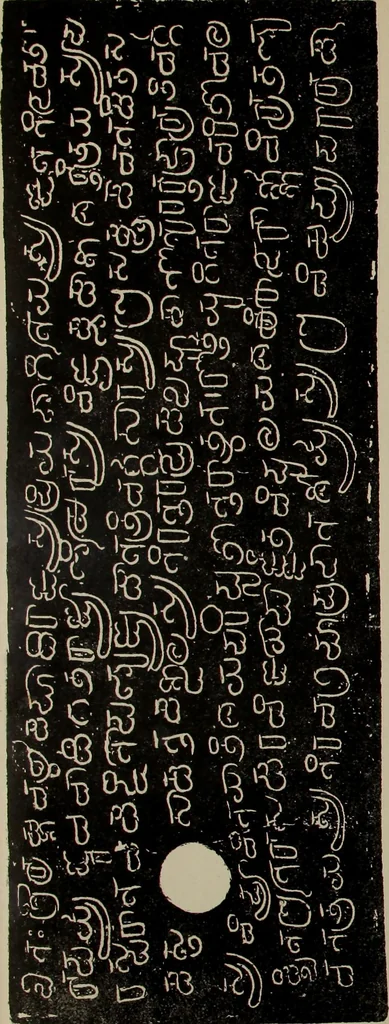 An illustration from Epigraphia carnatica. By B. Lewis Rice, Director of Archaeological Researches in Mysore, 1894, leaf 166