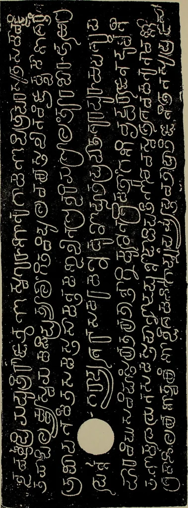 An illustration from Epigraphia carnatica. By B. Lewis Rice, Director of Archaeological Researches in Mysore, 1894, leaf 166