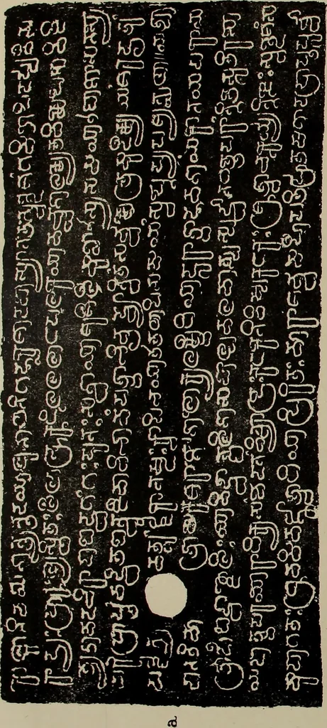 An illustration from Epigraphia carnatica. By B. Lewis Rice, Director of Archaeological Researches in Mysore, 1894, leaf 360
