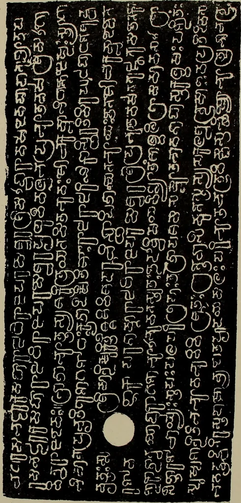 An illustration from Epigraphia carnatica. By B. Lewis Rice, Director of Archaeological Researches in Mysore, 1894, leaf 360
