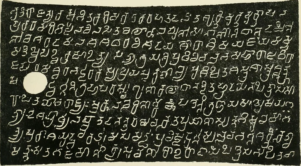 An illustration from Epigraphia carnatica. By B. Lewis Rice, Director of Archaeological Researches in Mysore, 1894, leaf 459
