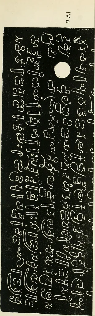 An illustration from Epigraphia carnatica. By B. Lewis Rice, Director of Archaeological Researches in Mysore, 1894, leaf 475