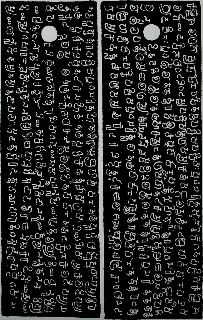 An illustration from Epigraphia carnatica. By B. Lewis Rice, Director of Archaeological Researches in Mysore, 1894, leaf 572