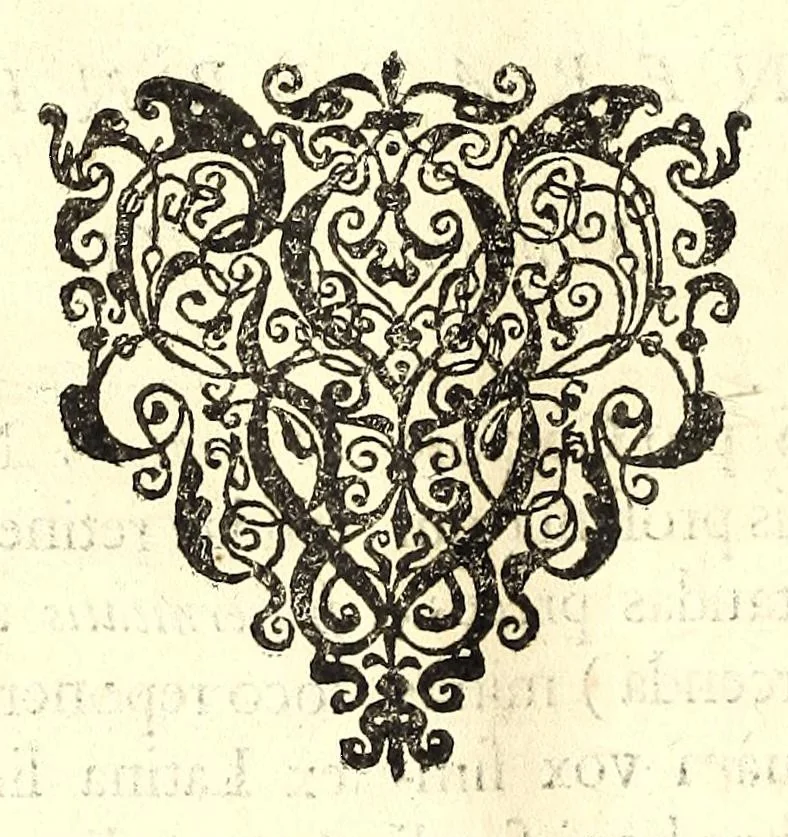 An illustration from Epigraphica, siue, Elogia inscriptionesque quoduis genus pangendi ratio : vbi de inscribendis tabulis, symbolis, clypeis, trophaeis, donarijs, obeliscis, aris, tumulis, musaeis, hortis, villis, fontibus, et si qua sunt alia huiusmodi monumenta, facili methodo dissertatur : subiectisque exemplis antiquis, ac recentibus : nonnullis etiam ex vtrisque nondum vilgatis praecepta dilucidantur, 1660, leaf 286