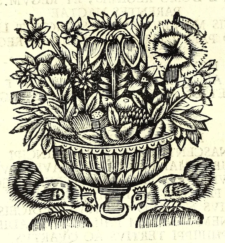 An illustration from Epigraphica, siue, Elogia inscriptionesque quoduis genus pangendi ratio : vbi de inscribendis tabulis, symbolis, clypeis, trophaeis, donarijs, obeliscis, aris, tumulis, musaeis, hortis, villis, fontibus, et si qua sunt alia huiusmodi monumenta, facili methodo dissertatur : subiectisque exemplis antiquis, ac recentibus : nonnullis etiam ex vtrisque nondum vilgatis praecepta dilucidantur, 1660, leaf 60