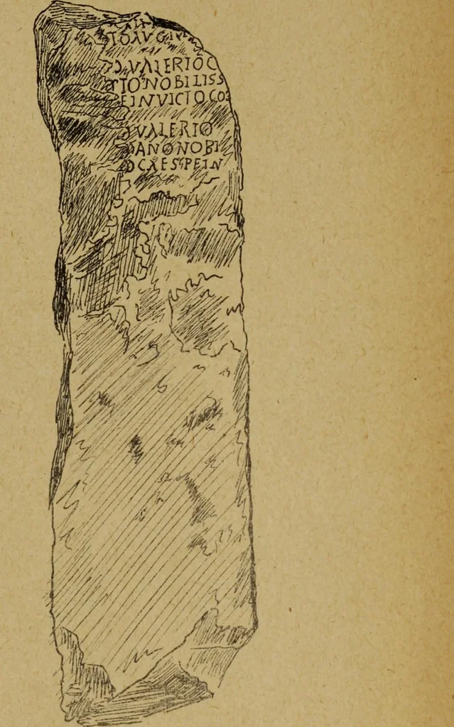 An illustration from Epigraphie romaine du Poitou & de la Saintonge, 1888, leaf 425