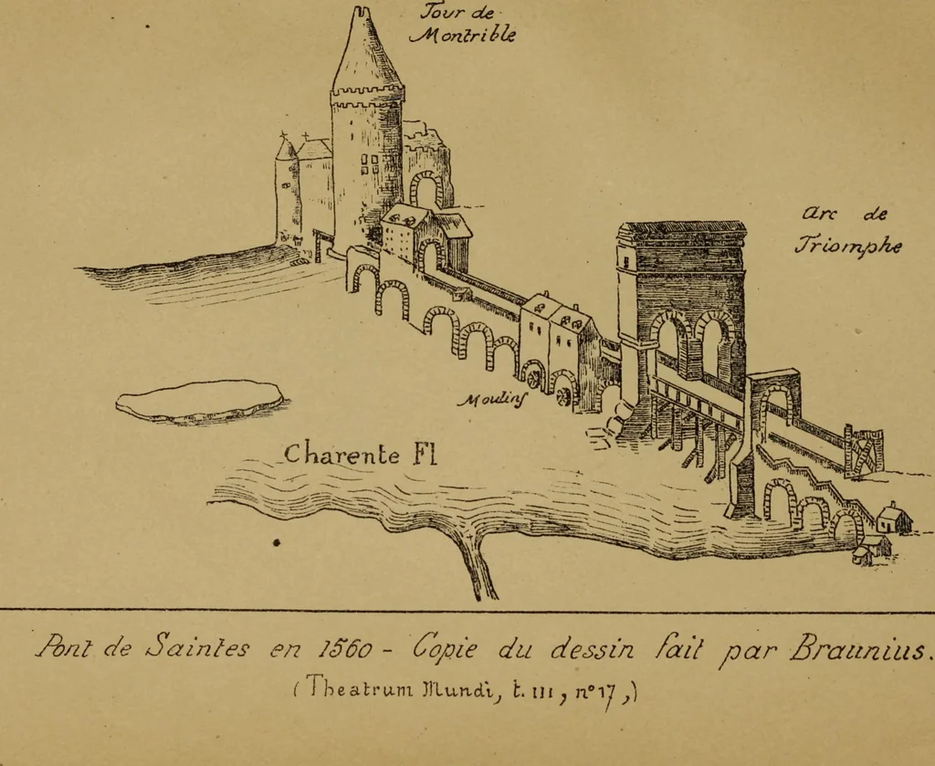 An illustration from Epigraphie romaine du Poitou & de la Saintonge, 1888, leaf 441
