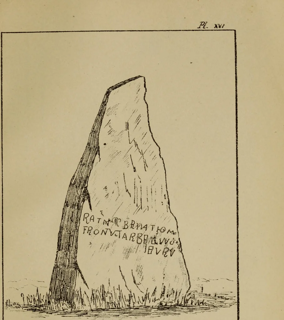 An illustration from Epigraphie romaine du Poitou & de la Saintonge, 1888, leaf 463