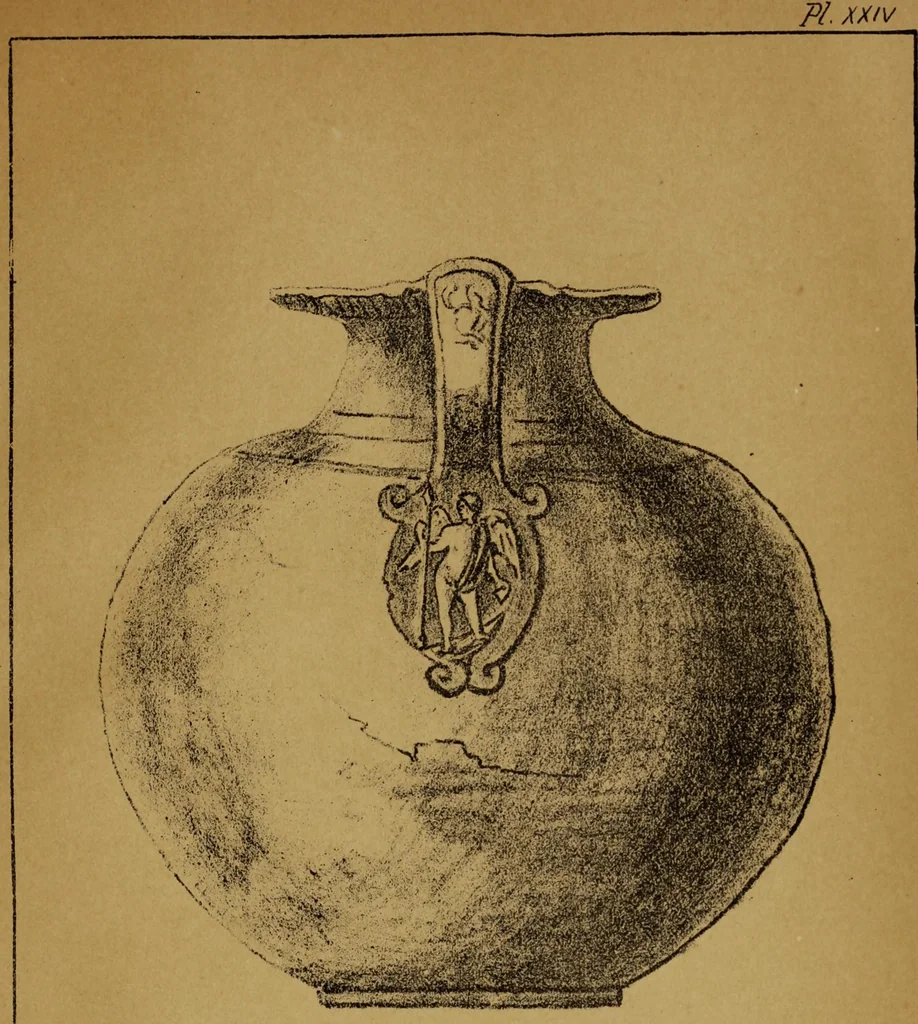 An illustration from Epigraphie romaine du Poitou & de la Saintonge, 1888, leaf 489