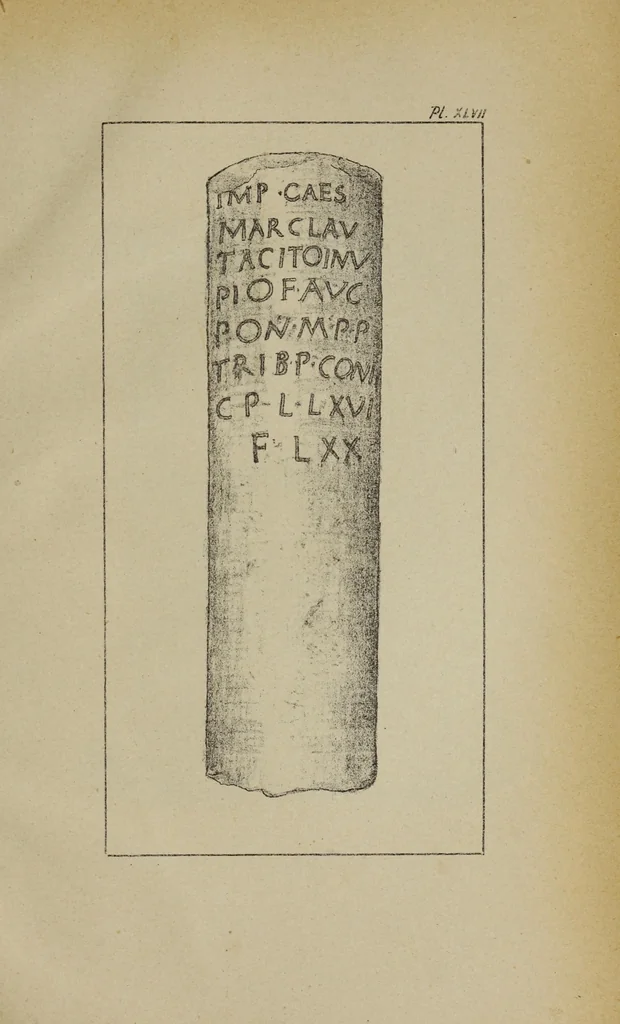 An illustration from Epigraphie romaine du Poitou & de la Saintonge, 1888, leaf 539