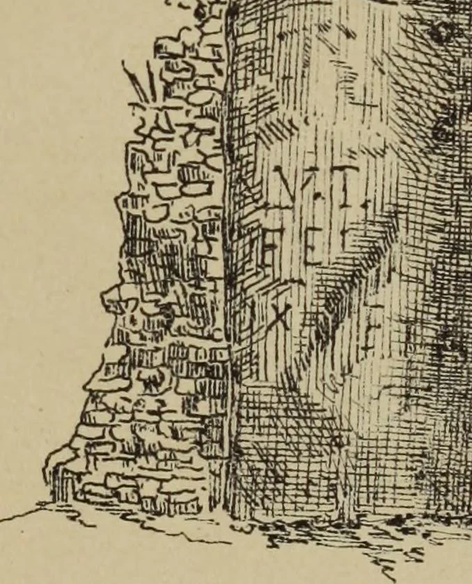 An illustration from Epigraphie romaine du Poitou & de la Saintonge, 1888, leaf 557