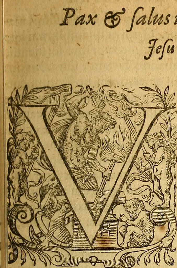 An illustration from Epistola ecclesiastarum, quos in Belgio remonstrantes vocant : ad exterarum ecclesiarum reformatos doctores, pastores, theologis, qua sententiam suam de praedestinatione & annexis ei capitibus exponunt, & enati aliquot ab hinc annis .., 1617, leaf 10