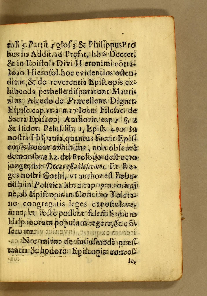 An illustration from Epistola gratificatoria, et quasi antidoralis D.D.D. Didaci Andres Rocha, criminum quaestoris, & iudicis in Regia Canecellaria Limana. : Pro responsione, et satisfactione alterius epistolae ab auctore acceptae, qua ipsum honorificauit illustrissimus princeps D. Fr. Payus de Ribera Mexicanus archiepiscopus, Nouae Hispaniae excellentissimus prorex. Ubi discutiuntur quaedam quasi erotemata, & problematicae disputationes circa immunitatem Deiparae â debito culpae in Adam, & circa immaturam huius quaestionis festinationem, impeditiuam negotij principalis circa immunitatem virginis à culpa originaria, 1677, leaf 15