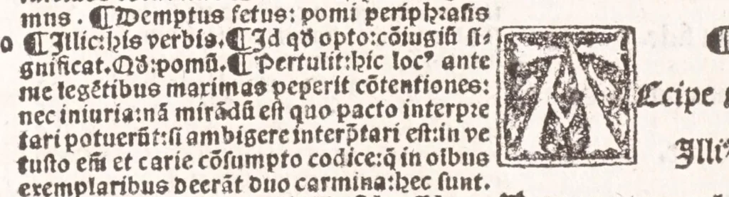 An illustration from Epistole Heroides Publii Ouidii Nasonis : dilgenti castgatione exculte, aptissimisq[ue] figuris ornate, 1536, leaf 190