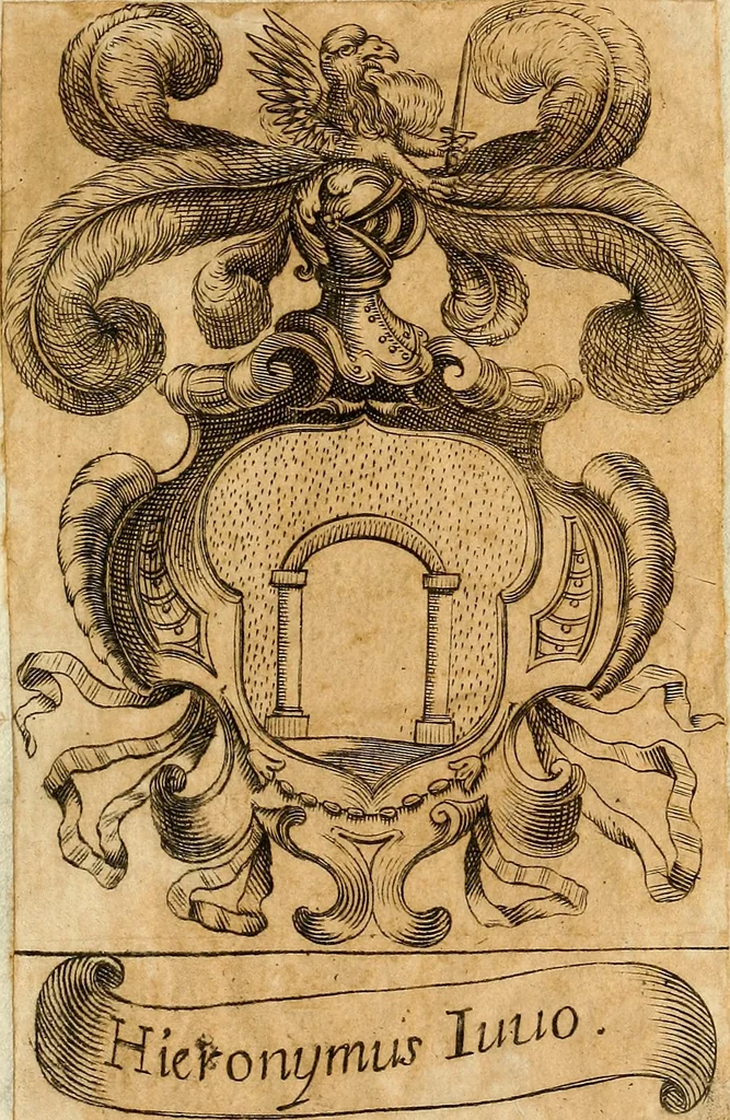 An illustration from Epitome Annalium ecclesiasticorum Cæsaris Baronii..., 1602, leaf 2