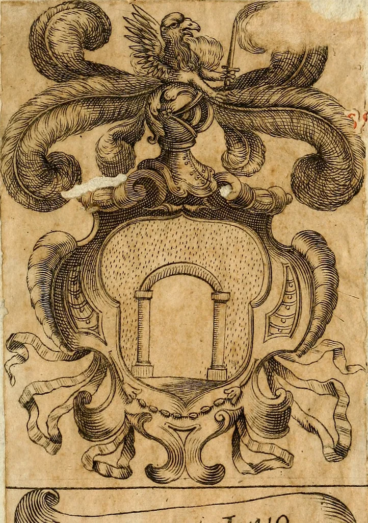 An illustration from Epitome Annalium ecclesiasticorum Cæsaris Baronii..., 1602, leaf 2