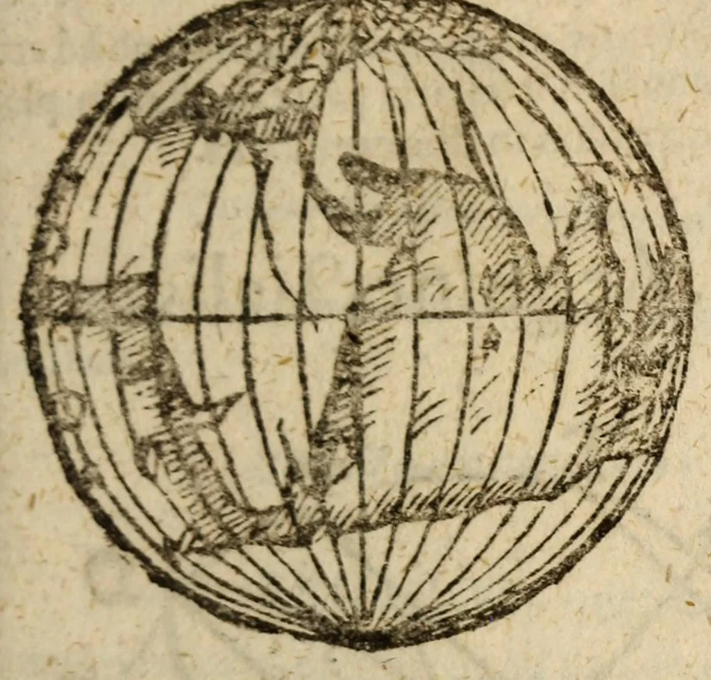 An illustration from Epitome astronomiae copernicanae, usitatâ formâ quaestionum & responsionum conscripta, inq; VII. libros digesta .., 1618, leaf 185