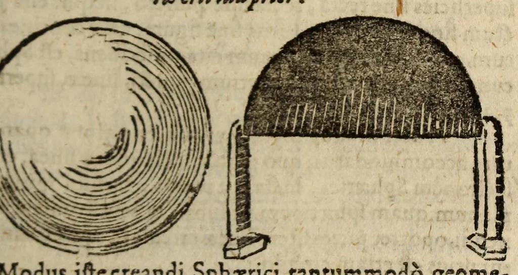 An illustration from Epitome astronomiae copernicanae, usitatâ formâ quaestionum & responsionum conscripta, inq; VII. libros digesta .., 1618, leaf 75