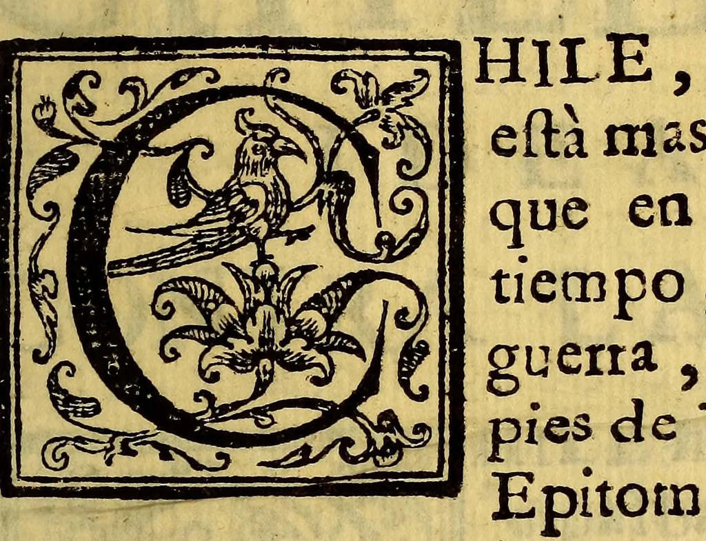 An illustration from Epitome chileno, ideas contra la paz. Por el maestro de campo Santiago de Tesillo, 1648, leaf 21