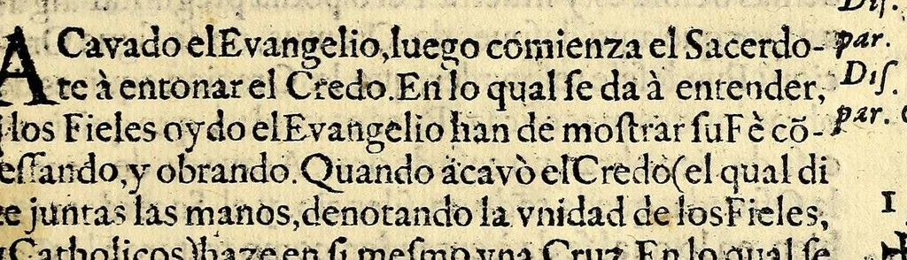 An illustration from Epitome de los misterios de la missa,, 1693, leaf 41